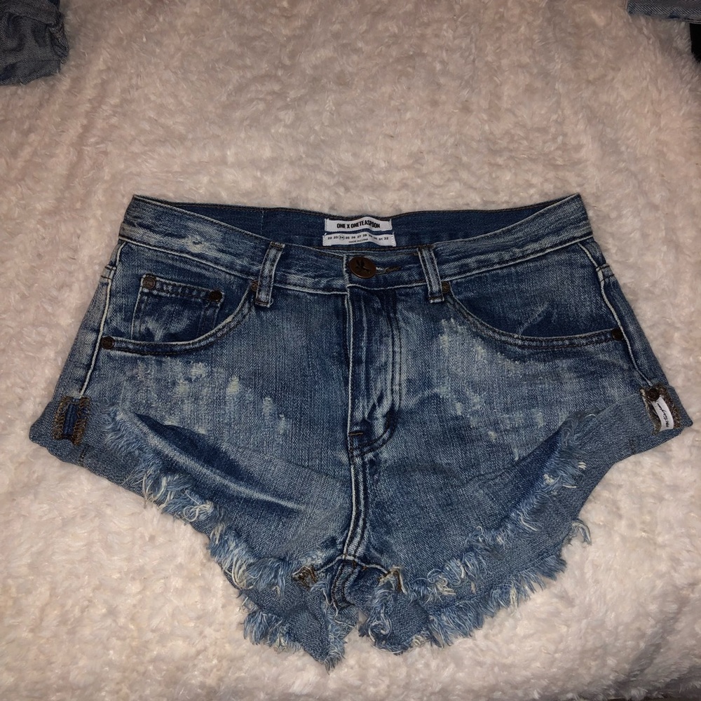 One x Oneteaspoon denim shorts